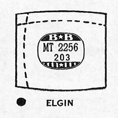 ELGIN : 4619 - Tonneau 22.5mm x 20.3mm DUREX