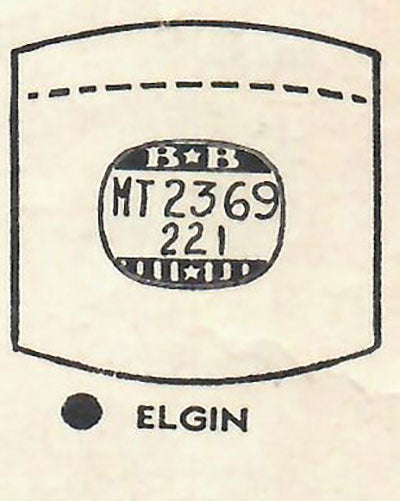 ELGIN : MULTIPLE MODELS - Tonneau 23.6mm x 22.1mm DUREX