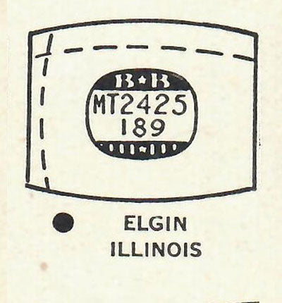 ELGIN : 5504 AND ILLINOIS - Tonneau 24.2mm x 18.9mm DUREX
