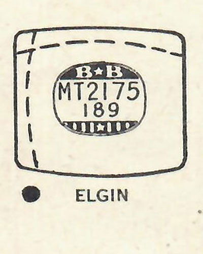 ELGIN : MULTIPLE MODELS - Tonneau 21.7mm x 18.9mm
