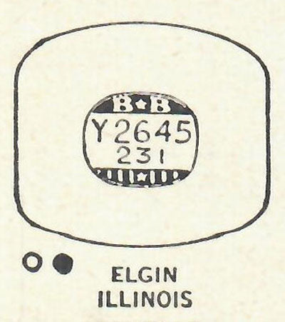 ELGIN & ILLINOIS - Tonneau w/Radius Corners 26.4mm x 23.1mm DUREX