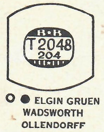 ELGIN & GRUEN - Tonneau 20.4mm x 20.4mm