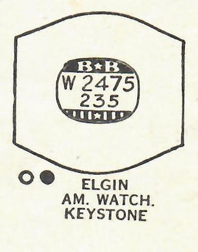 ELGIN - Tonneau 24.7mm x 23.5mm DUREX