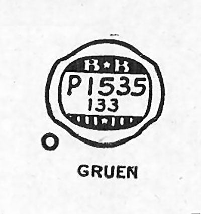 GRUEN : 270/286 - Fancy 15.3mm x 13.3mm