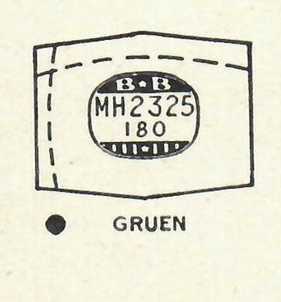 GRUEN : MULTIPLE MODELS - Hexagon 23.2mm x 18.0mm DUREX