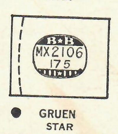 GRUEN - Rectangle 21.0mm x 17.5mm DUREX