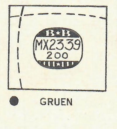 GRUEN : VERITHIN-HOLMES (AND OTHERS) - Rectangle 23.3mm x 20.0mm