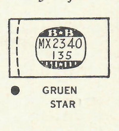 GRUEN - Rectangle 23.4mm x 13.5mm
