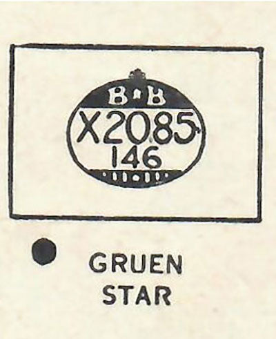 GRUEN - Rectangle 20.8mm x 14.6mm