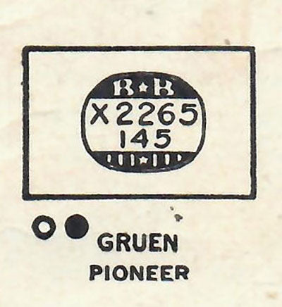 GRUEN - Rectangle 22.6mm x 14.5mm