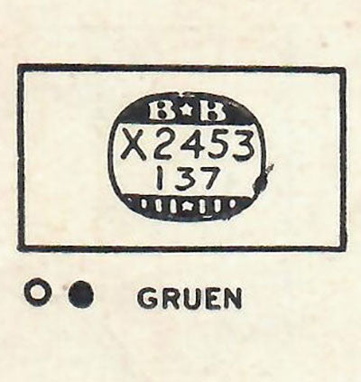 GRUEN - Rectangle 24.5mm x 13.7mm