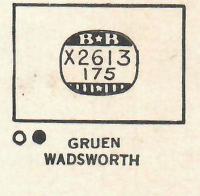 LONGINES : WALDO & GRUEN - Rectangle 26.1mm x 17.5mm