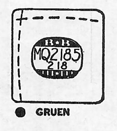 GRUEN : MULTIPLE MODELS - Square 21.8mm x 21.8mm