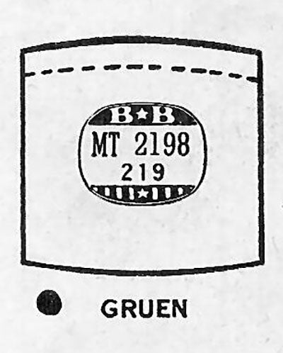 GRUEN : 682/415 - Tonneau 21.9mm x 21.9mm DUREX