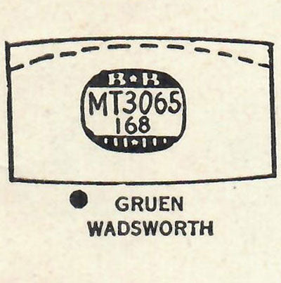GRUEN - Tonneau 30.6mm x 16.8mm DUREX