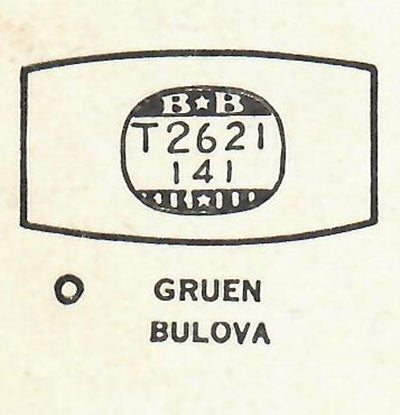 BULOVA & GRUEN - Tonneau 26.2mm x 14.1mm