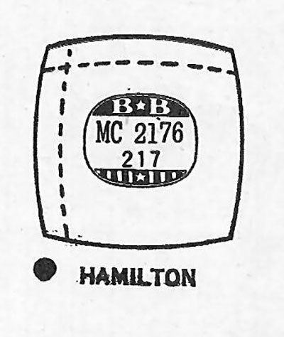 HAMILTON : CLYDE - Cushion 21.7mm x 21.7mm