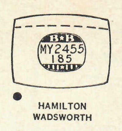 HAMILTON - Cushion 24.5mm x 18.5mm