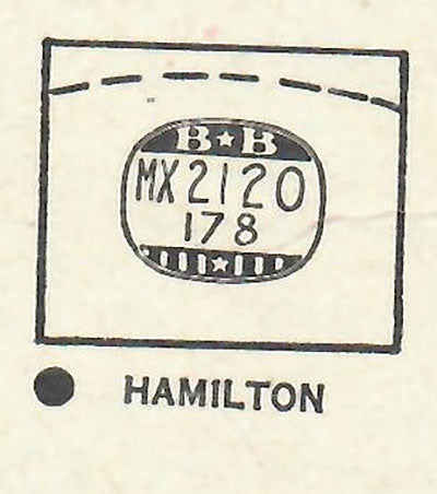 ELGIN & HAMILTON : MULTIPLE MODELS - Rectangle 21.2mm x 17.8mm DUREX