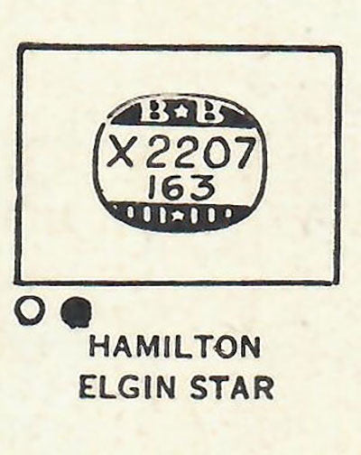 ELGIN & HAMILTON - Rectangle 22.0mm x 16.3mm