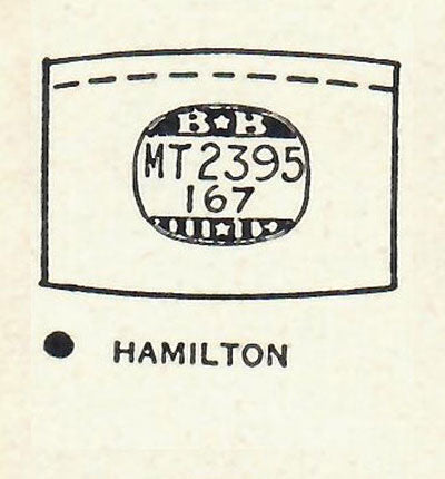 HAMILTON - Tonneau 23.9mm x 16.7mm