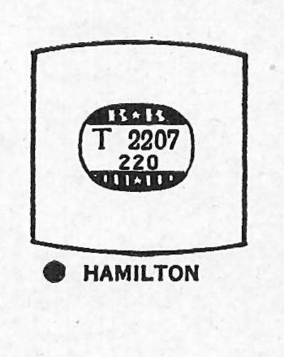 HAMILTON : SPENCER - Tonneau 22.0mm x 22.0mm