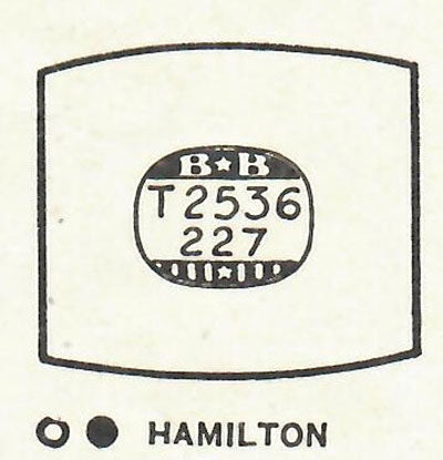 HAMILTON - Tonneau 25.3mm x 22.7mm DUREX