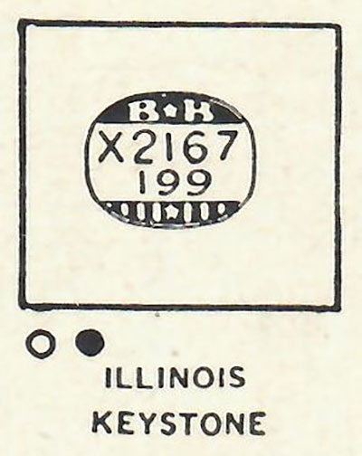 ILLINOIS - Rectangle 21.6mm x 19.9mm DUREX