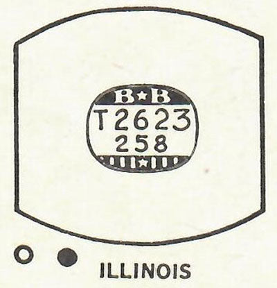 ILLINOIS - Tonneau 26.2mm x 25.8mm DUREX