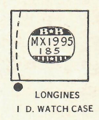 LONGINES - Rectangle 19.9mm x 18.5mm DUREX