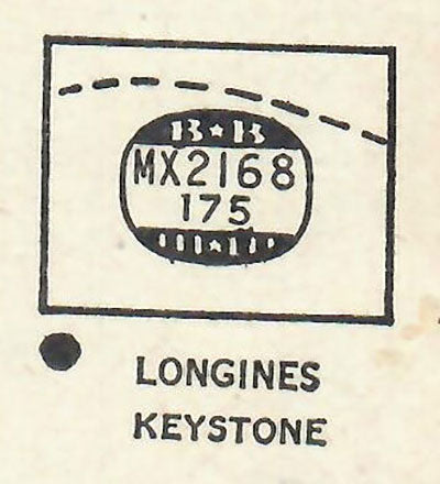 LONGINES - Rectangle 21.6mm x 17.5mm