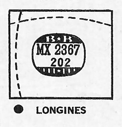 LONGINES : MULTIPLE MODELS - Rectangle 23.6mm x 20.2mm