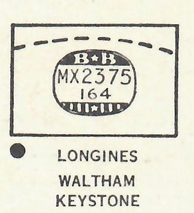 LONGINES & WALTHAM - Rectangle 23.7mm x 16.4mm DUREX
