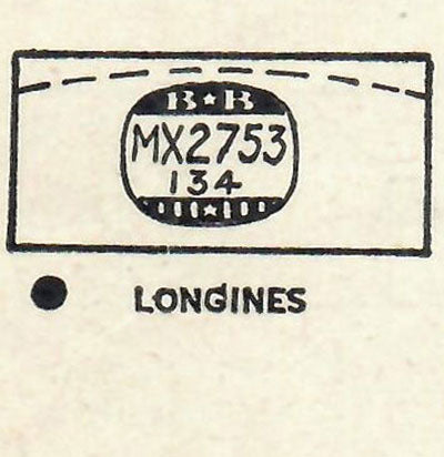 LONGINES : PRESIDENT MCKINLEY - Rectangle 27.5mm x 13.4mm