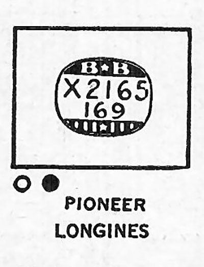LONGINES : PRESIDENT WILSON - Rectangle 21.6mm x 16.9mm DUREX