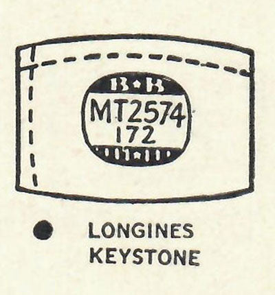 LONGINES - Tonneau 25.7mm x 17.2mm