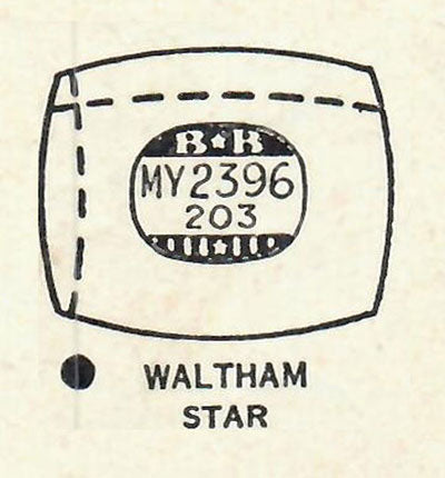 WALTHAM - Cushion 23.9mm x 20.3mm