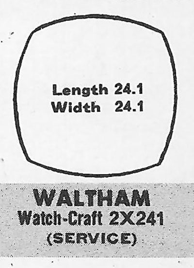 WALTHAM - Cushion 24.1mm x 24.1mm