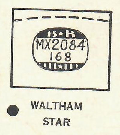 WALTHAM : DUXBURY - Rectangle 20.8mm x 16.8mm