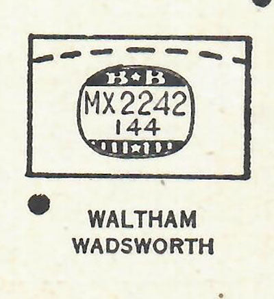 WALTHAM - Rectangle 22.4mm x 14.4mm DUREX