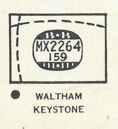 WALTHAM : QUINCY - Rectangle 22.6mm x 15.9mm