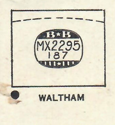 ELGIN : 4615 & WALTHAM : BENNETT - Rectangle 22.9mm x 18.7mm