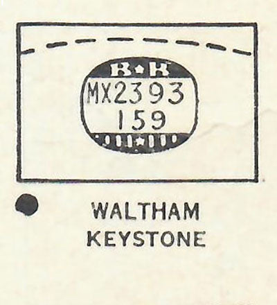 WALTHAM - Rectangle 23.9mm x 15.9mm