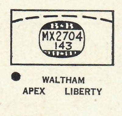 WALTHAM - Rectangle 27.0mm x 14.3mm