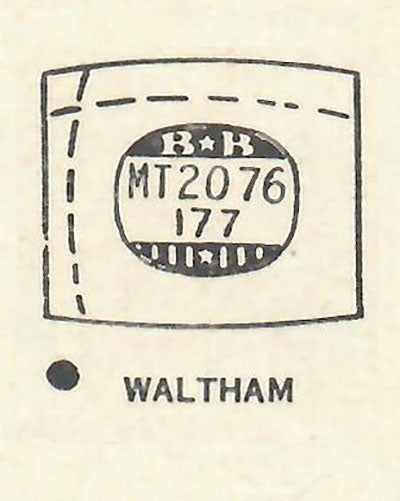 WALTHAM : REGAL & SULTAN - Tonneau 20.7mm x 17.7mm