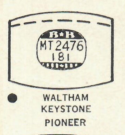 WALTHAM - Tonneau 24.7mm x 18.1mm DUREX