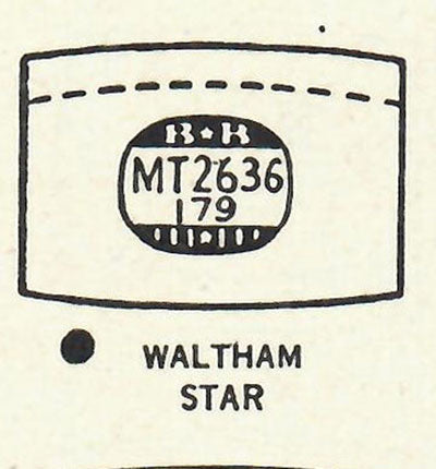 WALTHAM - Tonneau 26.3mm x 17.9mm