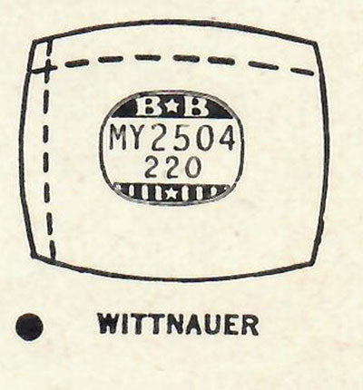 WITTNAUER : AMHERST - Cushion 25.0mm x 22.0mm DUREX