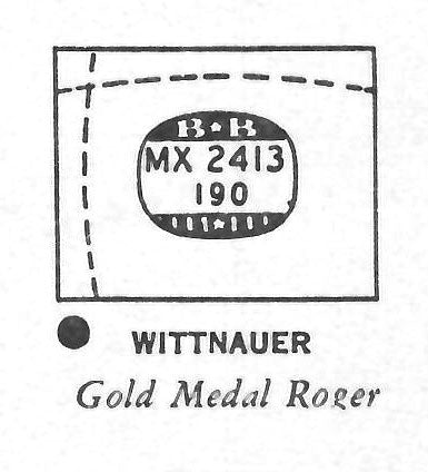 BULOVA & WITTNAUER : MULTIPLE MODELS - Rectangle 24.1mm x 19.0mm DUREX