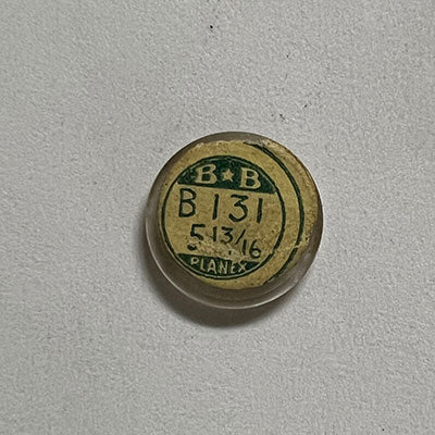 ROUND : GLASS : FLAT TOP - 13.1mm